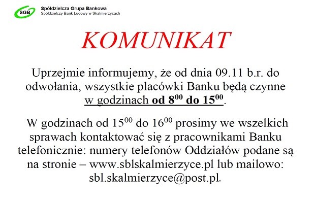 Bank Spółdzielczy w Skalmierzycach